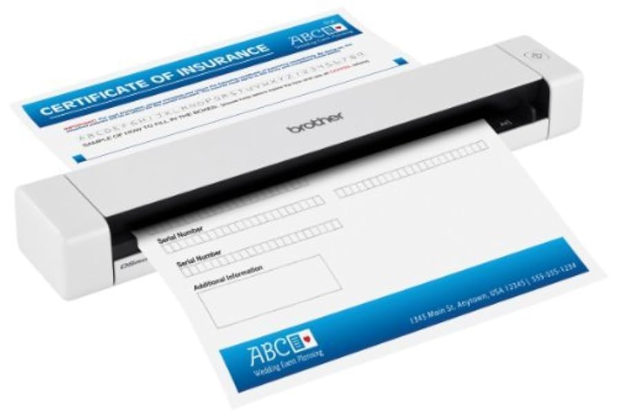Amazon.com: Brother Mobile Color Page Scanner, DS-620, Fast